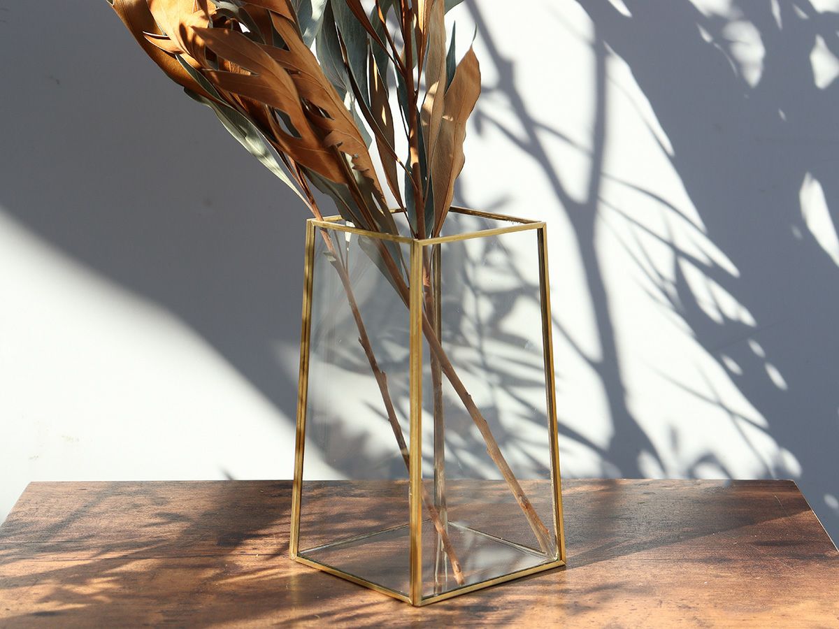 フラワーベース Gold Frame | 世界の花屋